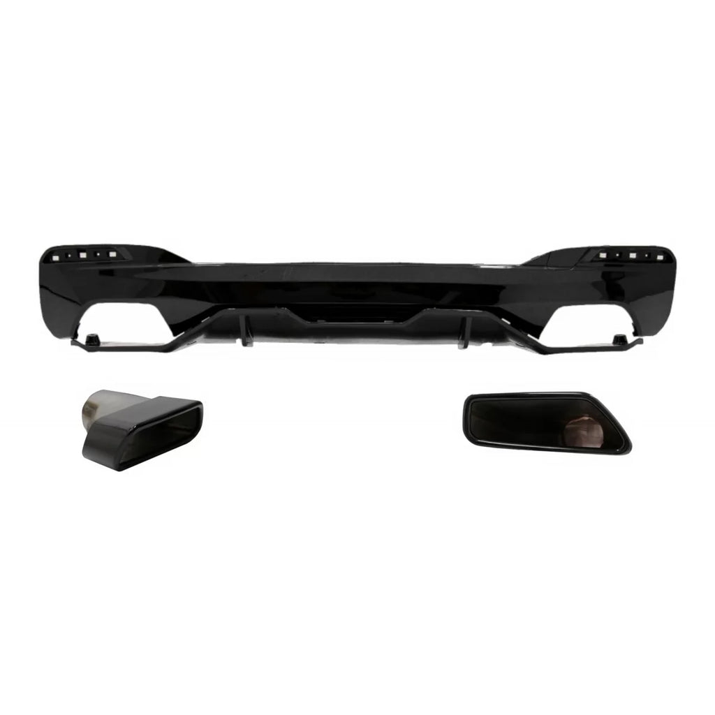 Diffusore paraurti posteriore con Terminali di scarico per BMW Serie 5 G30 G31 berlina Touring (2017 e successivi) M