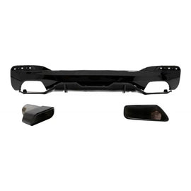 Diffusore paraurti posteriore con Terminali di scarico per BMW Serie 5 G30 G31 berlina Touring (2017 e successivi) M