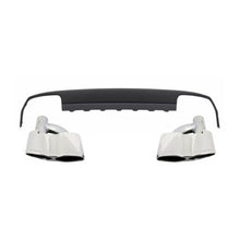 Diffusore paraurti posteriore con Terminali di scarico per Mercedes Classe E W212 pre-restyling (2009-2013) E63 design