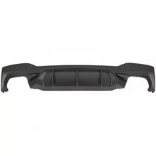 Carica l'immagine nel visualizzatore di Gallery, Diffusore paraurti posteriore Nero opaco con carbonio doppio Terminali di scarico per BMW Serie 5 G30 G31 2017