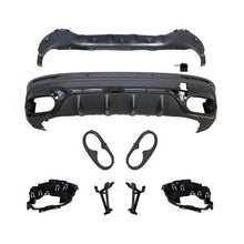 Diffusore paraurti posteriore per Mercedes-Benz GLB (X247) 2019+ A design GLB45 stile per A design Line paraurti Nero