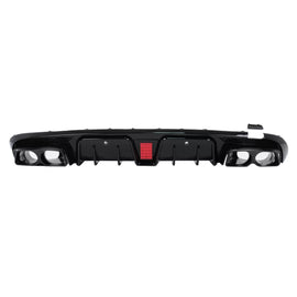 Diffusore paraurti posteriore per Mercedes Classe C W205 S205 (2014-2020) solo per Sport Line