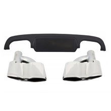 Diffusore paraurti posteriore per Mercedes Classe S W221 (2005-2013) con Terminali di scarico