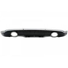 Carica l'immagine nel visualizzatore di Gallery, Diffusore paraurti posteriore con Pedane laterali per AUDI Q5 8R (11.2008-2016) S-Line design nero con cromato