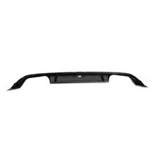 Diffusore paraurti posteriore per VW Golf VII (7) 13-17 R-Line con 2 doppio Exhausts destro &amp; sinistro Nero lucido