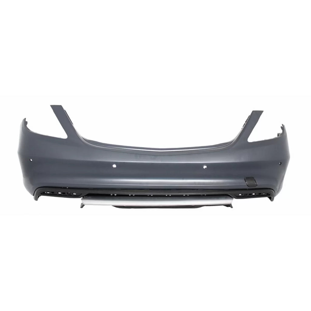 Paraurti posteriore con Terminali di scarico nero Edition per Mercedes W222 Classe S (2013 e successivi) S63 design