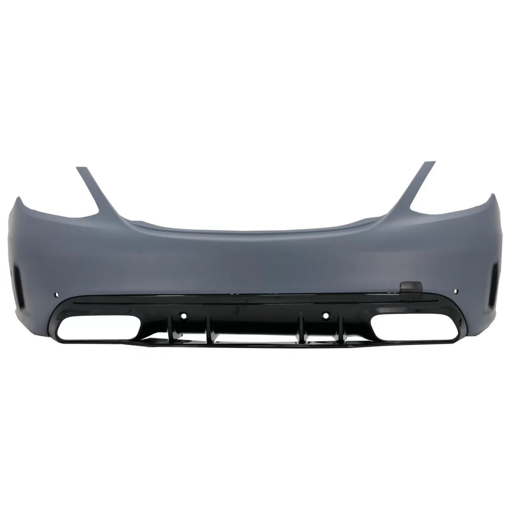 Paraurti posteriore con Terminali di scarico cromato per Mercedes Classe C W205 berlina (2014-2020) C63 design
