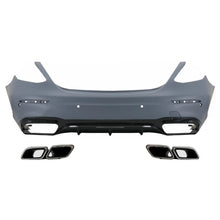 Paraurti posteriore con Terminali di scarico cromato per Mercedes Classe E W213 (2016-2019) E63 design
