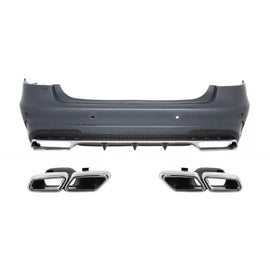 Paraurti posteriore con Terminali di scarico per MERCEDES Benz W212 Classe E restyling (2013 e successivi)