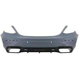 Paraurti posteriore con Terminali di scarico per Mercedes Classe E W213 (2016-2019) E63 design