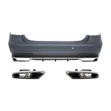 Paraurti posteriore con Terminali di scarico per MERCEDES Classe E W212 restyling (2013-2016) E63 design