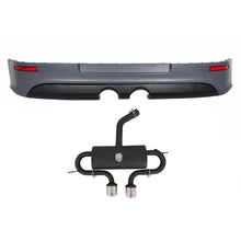 Paraurti posteriore estensione con completo Sistema di scarico Catback per VW Golf 5 V (2003-2007) R32 stile