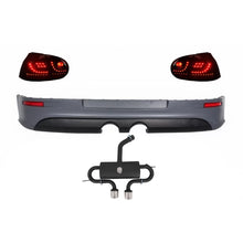 Paraurti posteriore estensione per VW Golf 5 V (2003-2007) con LED fanali posteriori e completo Sistema di scarico R32