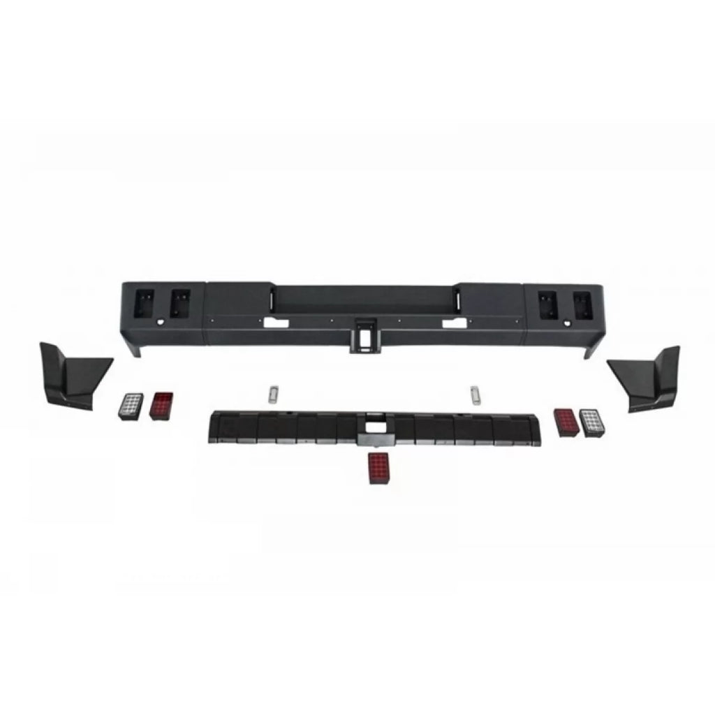 Paraurti posteriore con allargamenti parafanghi passaruota per Mercedes Classe G W463 (1989-2013) G63 G65 design