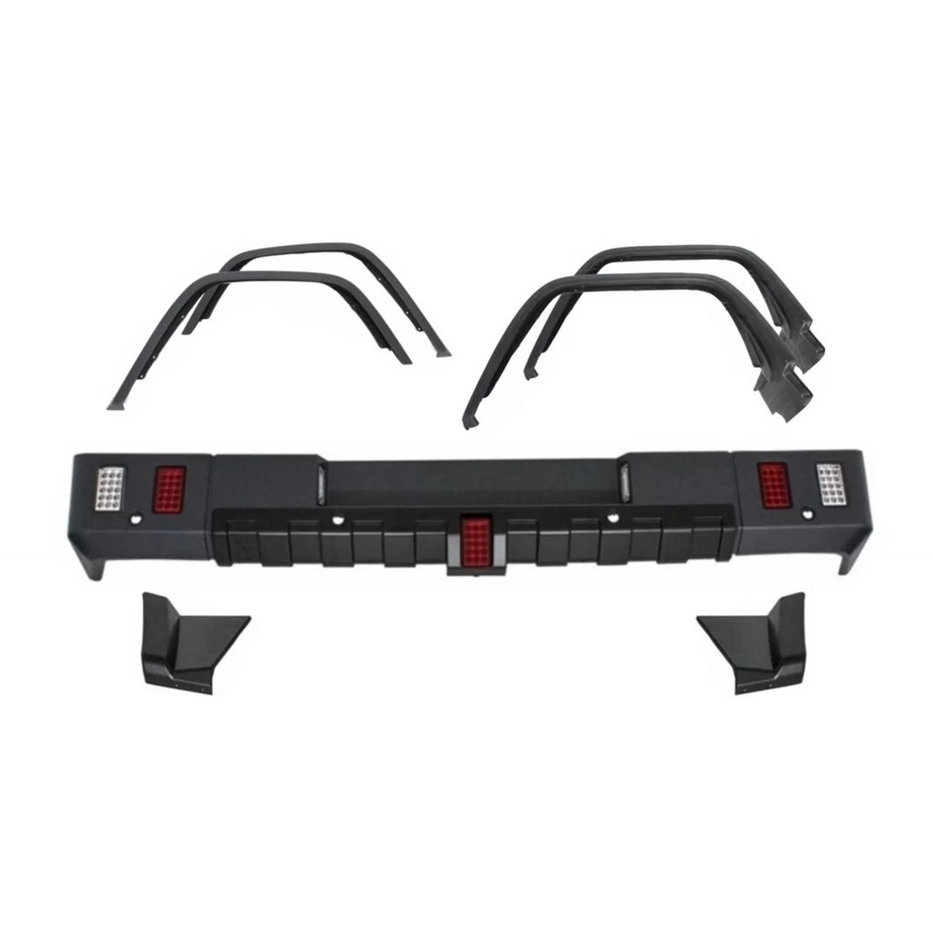 Paraurti posteriore con allargamenti parafanghi passaruota per Mercedes Classe G W463 (1989-2013) G63 G65 design