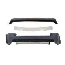 Carica l'immagine nel visualizzatore di Gallery, Paraurti posteriore con Foot piastra alluminio e Spoiler tetto per Land Rover Range Rover Sport (2005-2009) L320