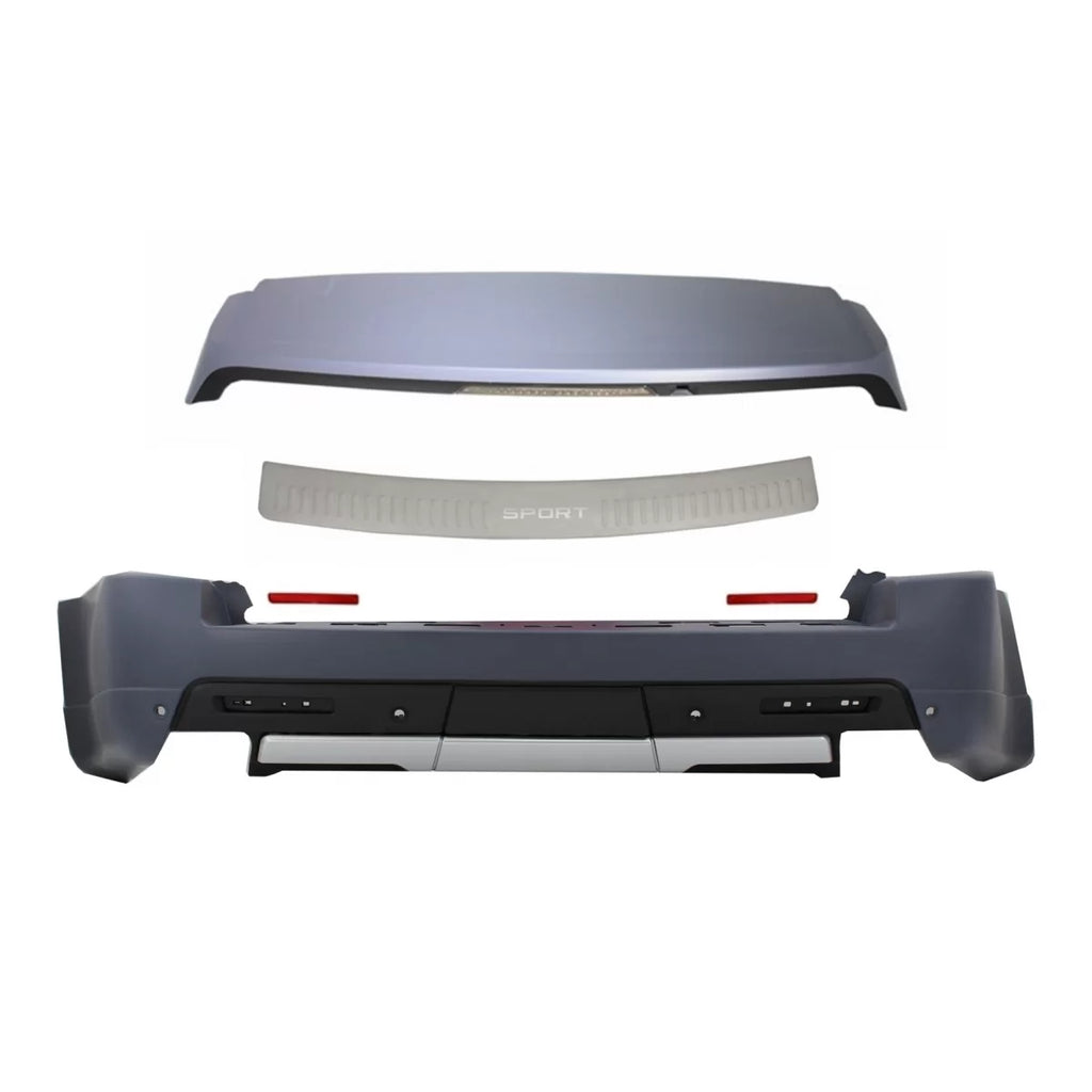 Paraurti posteriore con Foot piastra e Spoiler tetto per Land Range Rover Sport L320 (2005-2009) Autobiography design