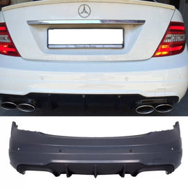 Paraurti posteriore per Mercedes-Benz Classe C W204 07-14 C63 restyling / A design stile