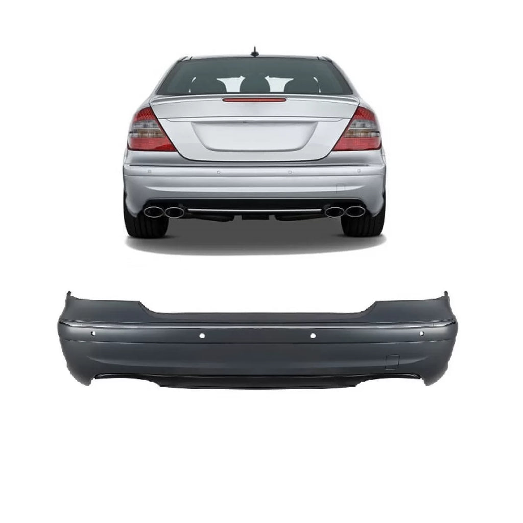 Paraurti posteriore per Mercedes-Benz Classe E W211 06-09 A design stile con PDC prodotto in Taiwan