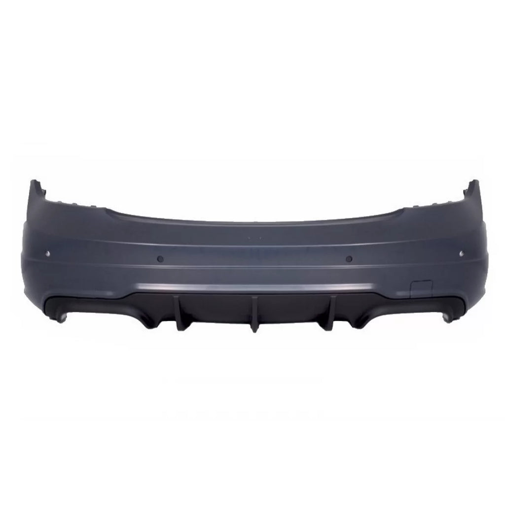 Paraurti posteriore per Mercedes Classe C W204 (2007-2014) restyling C63 design con Terminali di scarico