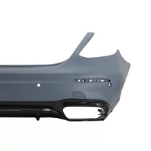 Paraurti posteriore per Mercedes Classe E W213 (2016-2019) E63 design nero Edition