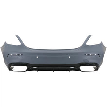 Paraurti posteriore per Mercedes Classe E W213 (2016-2019) E63 design nero Edition