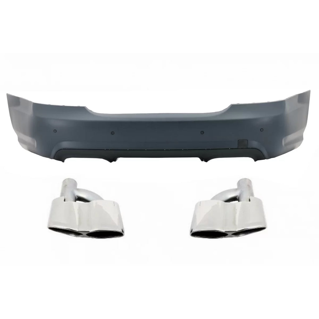 Paraurti posteriore per Mercedes W221 Classe S (2005-2011) con Terminali di scarico