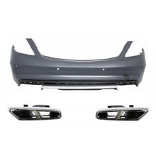 Paraurti posteriore con terminali di scarico per MERCEDES Classe S W222 (2013 e successivi) S65 design