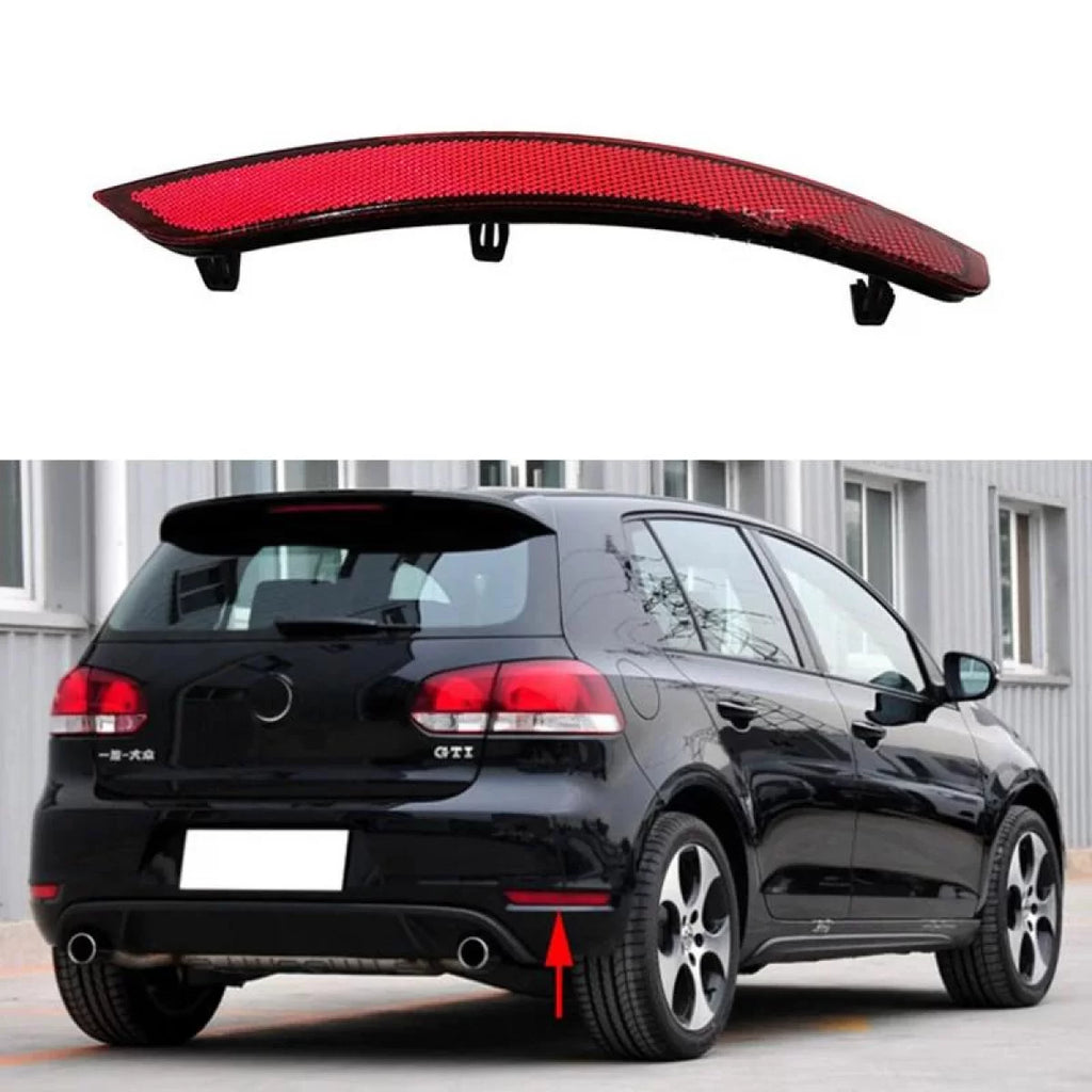 Paraurti posteriore riflettente destro per VW Golf VI (6) 08-11 GTI 1 pezzo