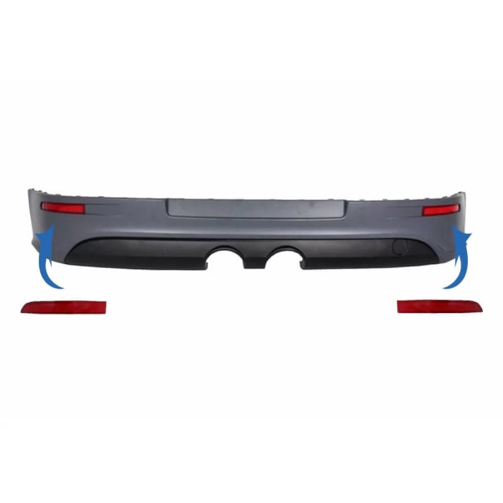 Paraurti posteriore Reflectives set per VW Golf V (5) 03-08 GTI R32 2 pezzi