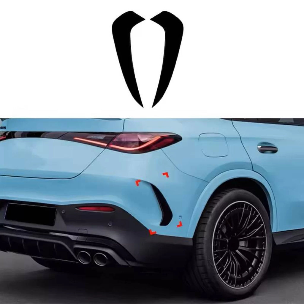 Paraurti posteriore laterale appendici / bocchette per Mercedes-Benz GLC C254 2023+ Coupe con A design Line paraurti
