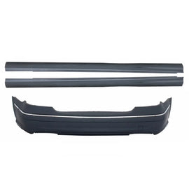 Paraurti posteriore con Minigonne per Mercedes Classe E W211 (2003-2009)