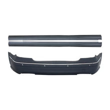 Paraurti posteriore con Minigonne per Mercedes Classe E W211 (2003-2009) con PDC