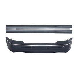 Paraurti posteriore con Minigonne per Mercedes Classe E W211 (2003-2009) con PDC