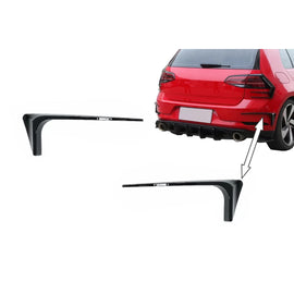 Paraurti posteriore splitter alette fendinebbia lampada modanature per VW Golf 7.5 (2017-2019)