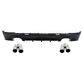 Paraurti posteriore Spoiler Valance diffusore Doppia uscita con Terminali di scarico per BMW Serie 2 F22 F23 (2013-) M