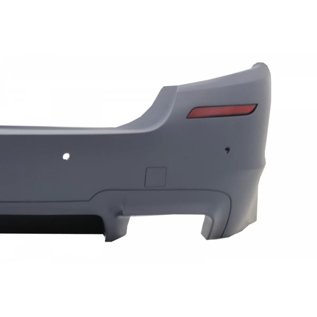 Paraurti posteriore con Spoiler baule e doppio doppio Terminali di scarico Fibra di carbonio per BMW Serie 5 F10