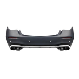 Paraurti posteriore tipo S63 per Mercedes Classe S W223 dal 2020 con cromato terminali