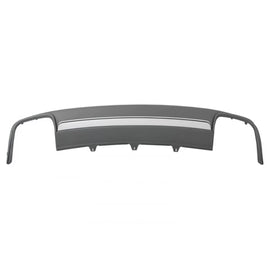 Diffusore paraurti posteriore per Audi A4 B8 restyling (2012-2015) con Terminali di scarico posteriore tubi berlina