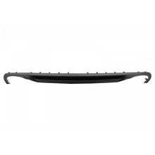 Carica l'immagine nel visualizzatore di Gallery, Diffusore paraurti posteriore per Audi A4 B8 restyling berlina Avant (2012-2015) con Terminali di scarico posteriore