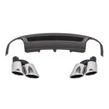 Diffusore paraurti posteriore per Audi A4 B8 pre-restyling berlina Avant (2008-2011) con Terminali di scarico posteriore