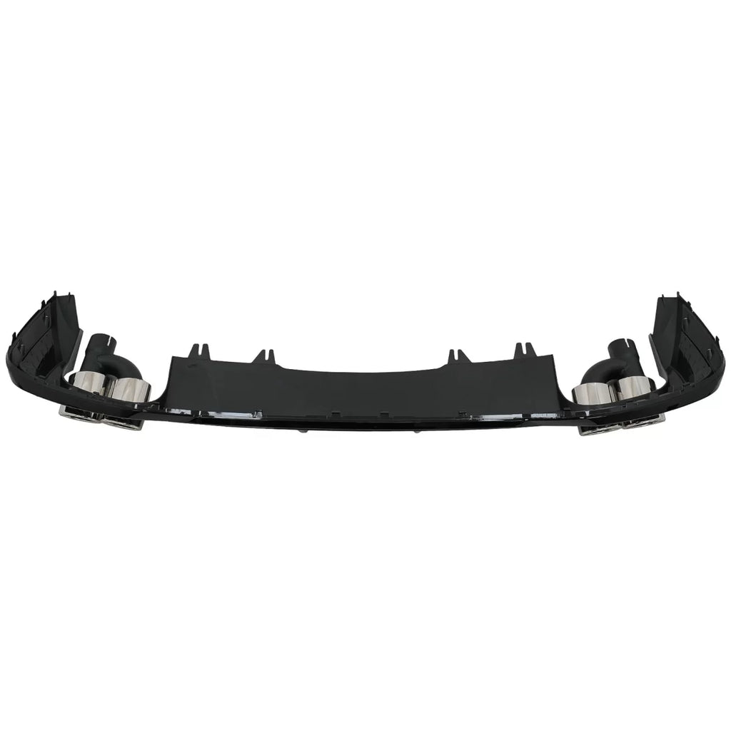 Diffusore paraurti posteriore per Audi A5 F5 restyling S-Line (2020 e successivi) Nero lucido