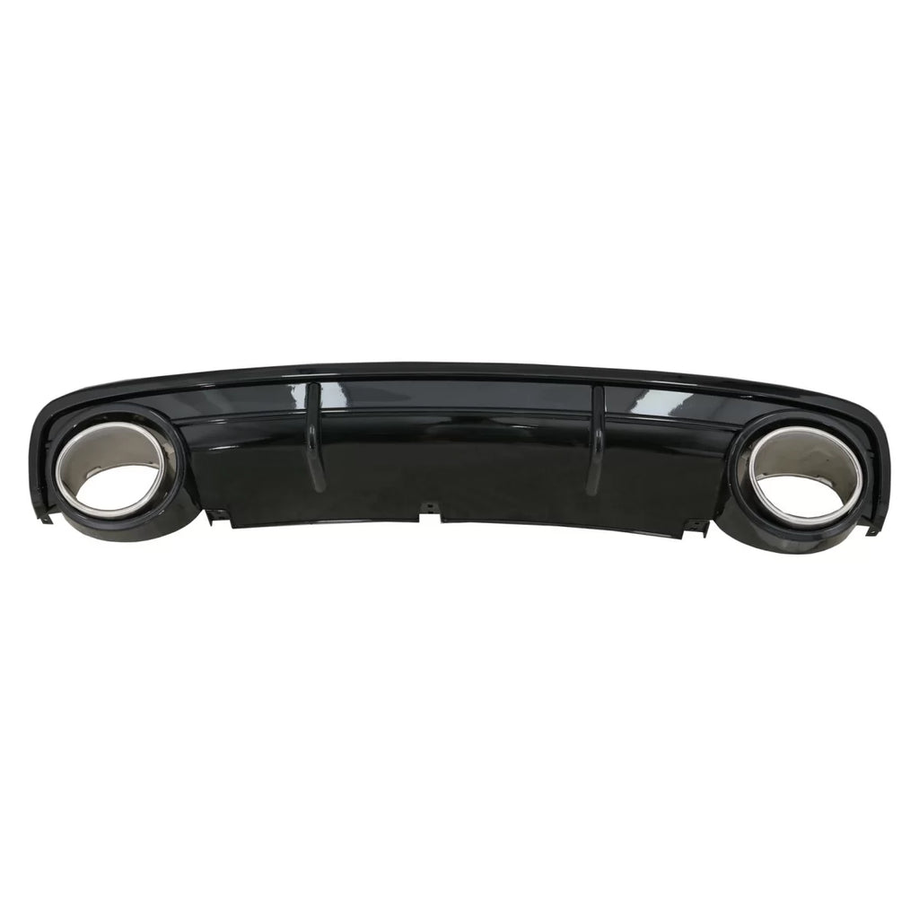 Diffusore paraurti posteriore per Audi A6 C6 4F (2004-2008) berlina Avant RS design nero