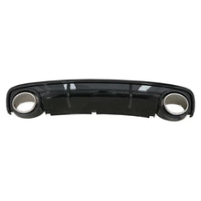 Carica l'immagine nel visualizzatore di Gallery, Diffusore paraurti posteriore per Audi A6 C6 4F (2004-2008) berlina Avant RS design nero