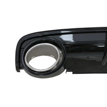 Carica l'immagine nel visualizzatore di Gallery, Diffusore paraurti posteriore per Audi A6 C6 4F (2004-2008) berlina Avant RS design nero