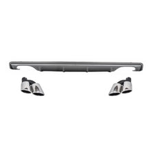Diffusore paraurti posteriore per Audi A3 8V berlina (2012-2015) con Terminali di scarico posteriore tubi S3 design