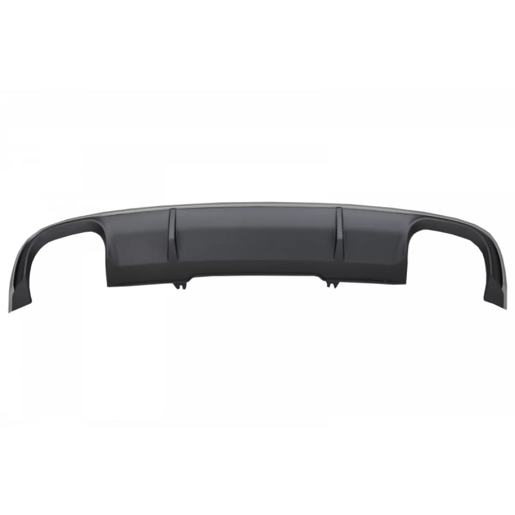 Diffusore paraurti posteriore per Audi A4 B9 8W berlina/Avant (2016-2018) con Terminali di scarico posteriore tubi S4