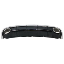 Carica l'immagine nel visualizzatore di Gallery, Diffusore paraurti posteriore per Audi A6 C7 4G berlina Avant (2010-2014) con Terminali di scarico RS6 design