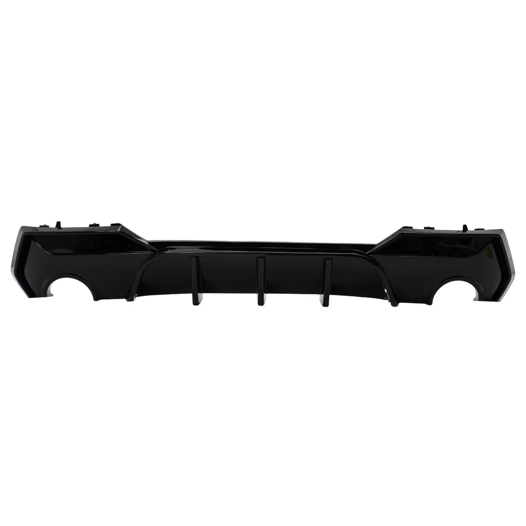 Diffusore paraurti posteriore per BMW Serie 4 G22 G23 (2020 e successivi) Nero lucido