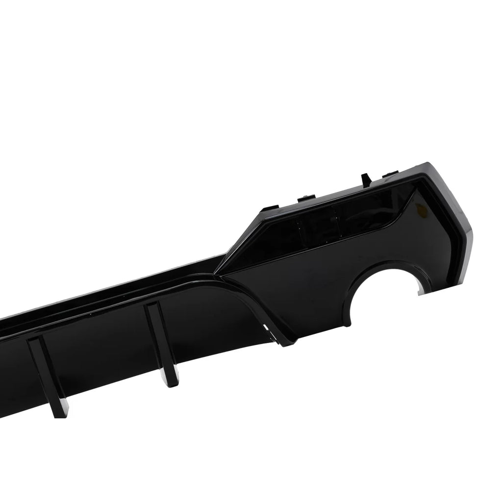 Diffusore paraurti posteriore per BMW Serie 4 G22 G23 (2020 e successivi) Nero lucido